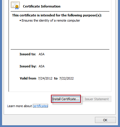 cisco anyconnect vpn client certificate location windows 7
